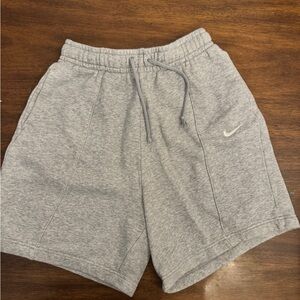 Nike Heather Gray Sweatpants Shorts High Waist